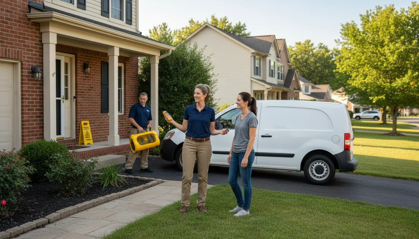 Water restoration image for Fire And Smoke Damage Restoration in Pataskala, OH